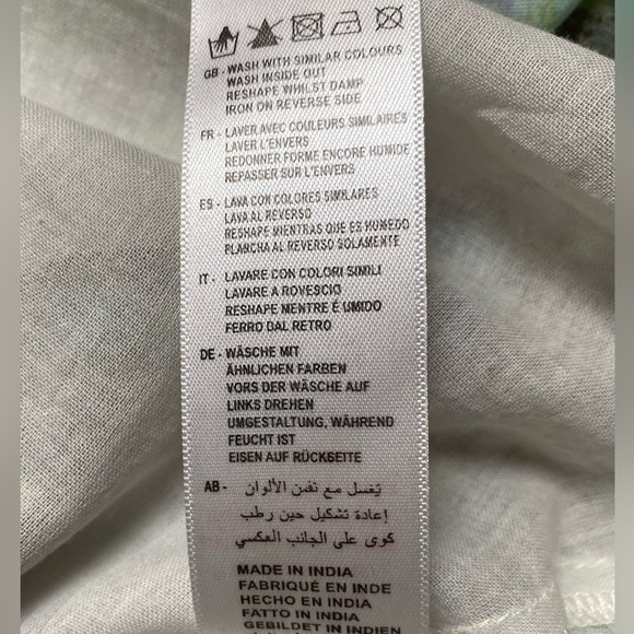 Yumi Sz 2/4 Beautiful Multicolor Mosaic Print Sun Dress Lined Zipper Adj strap - Picture 6 of 16